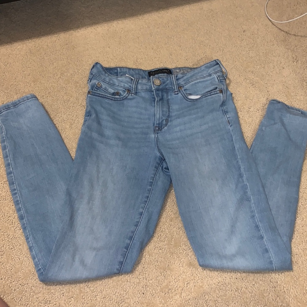 High waisted jegging, Aéropostale, light wash jean